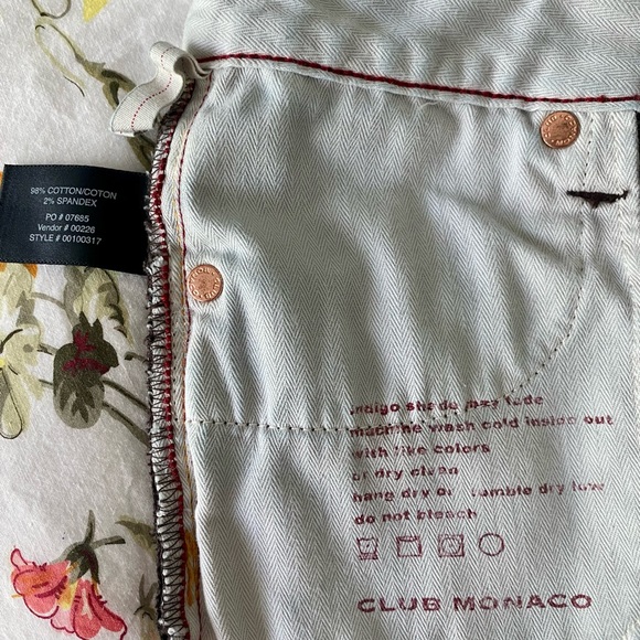 CLUB MONACO CORDUROY PANTS - Picture 4 of 8